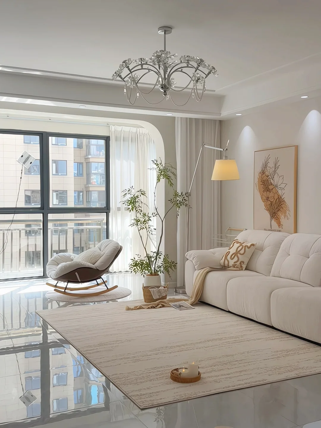 普通人的120㎡奶油风小家，干净清爽就够了~