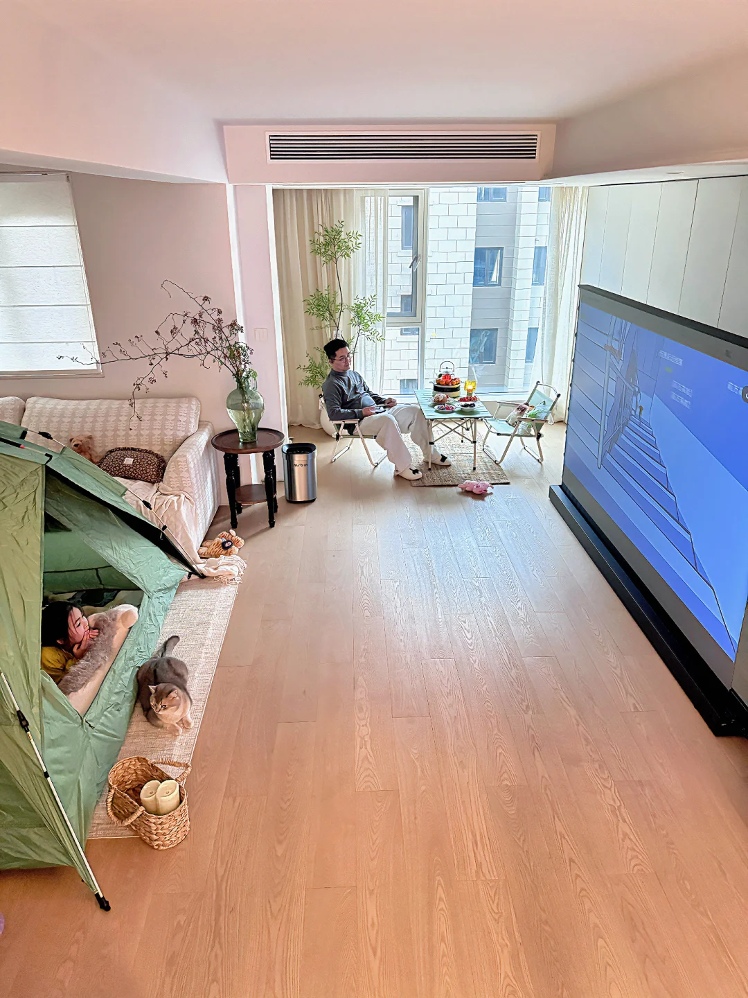 小县城一家四口，有房无贷款幸福又治愈～