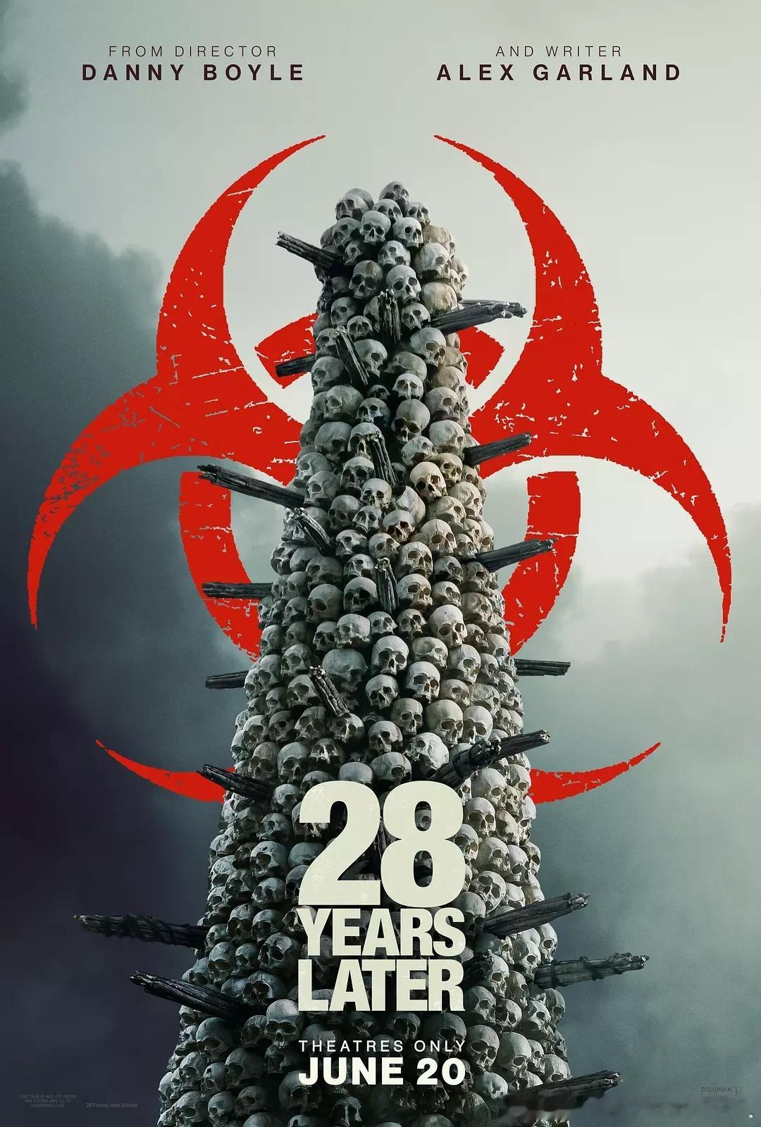 今日新剧上线末日丧尸题材的电影惊变28年今日上线Netflix，豆瓣评分7