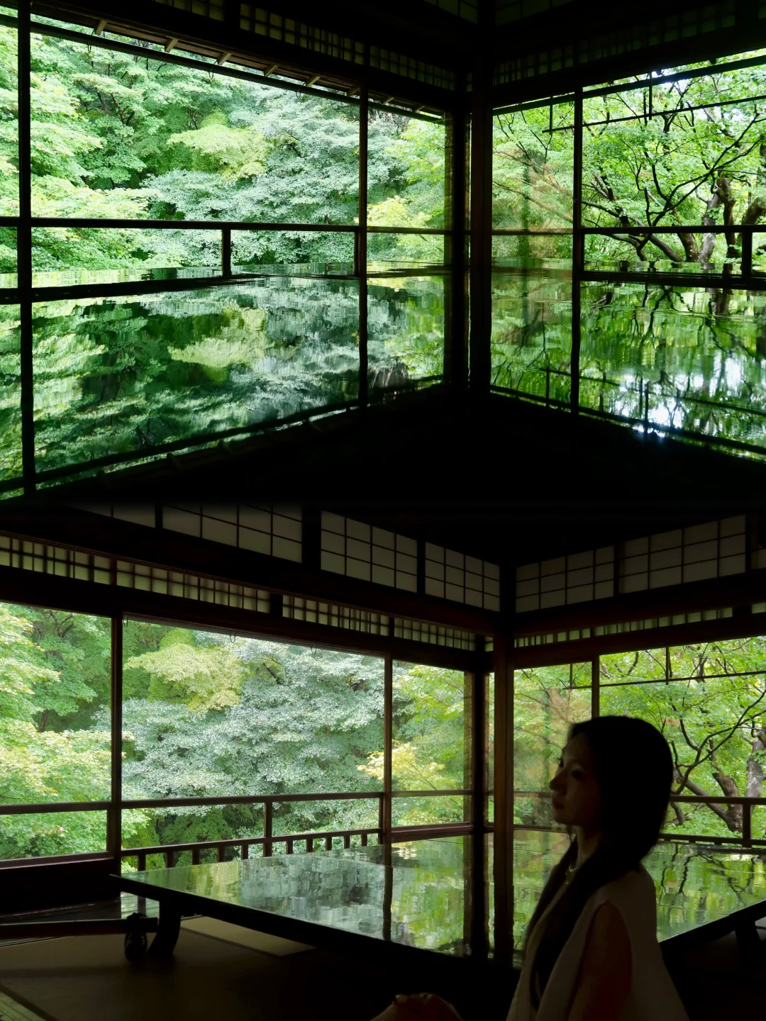 住进绿色里的京都和院🍃