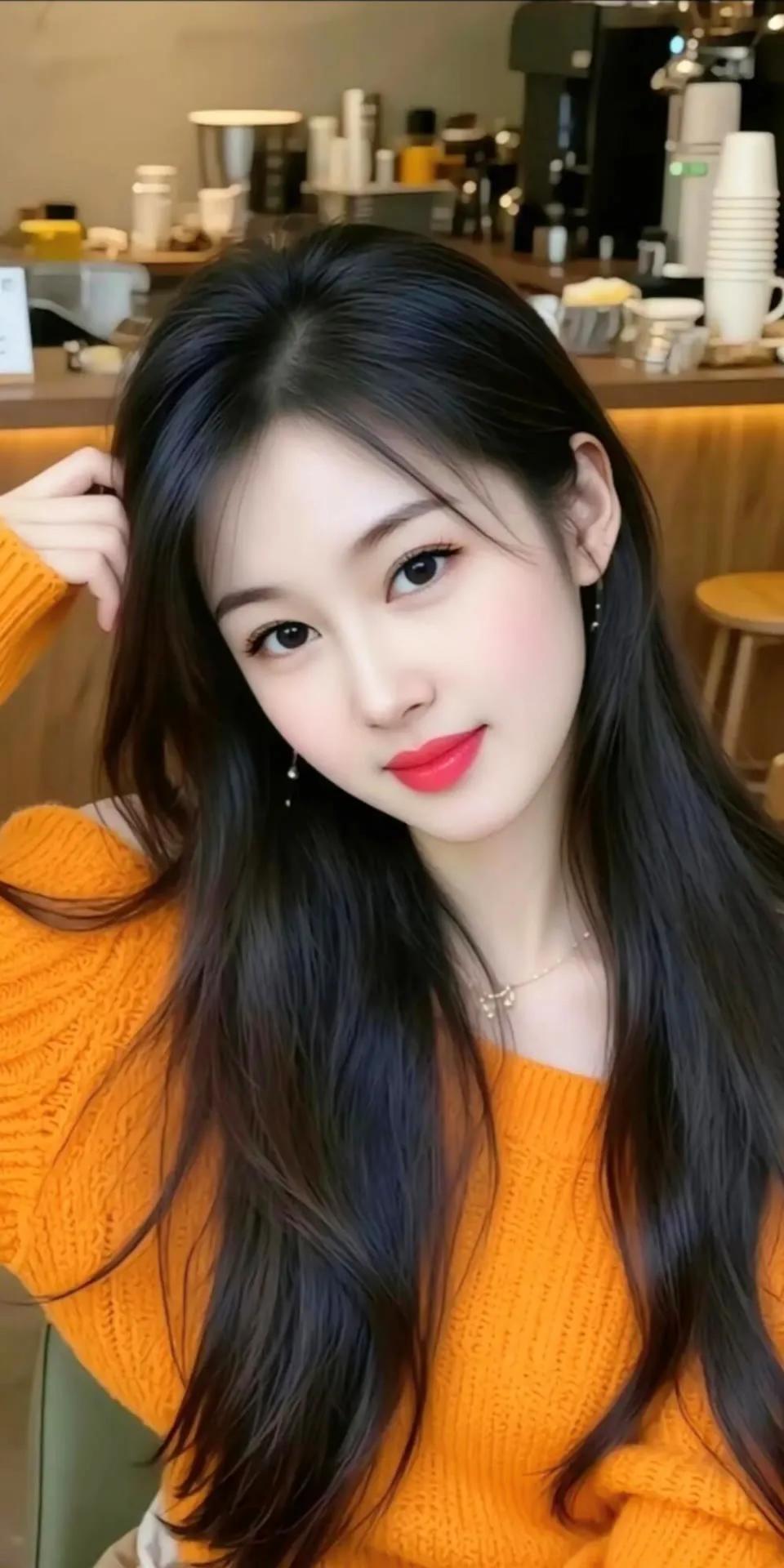 元气满满的一天，从一杯咖啡开始！街拍高清美女