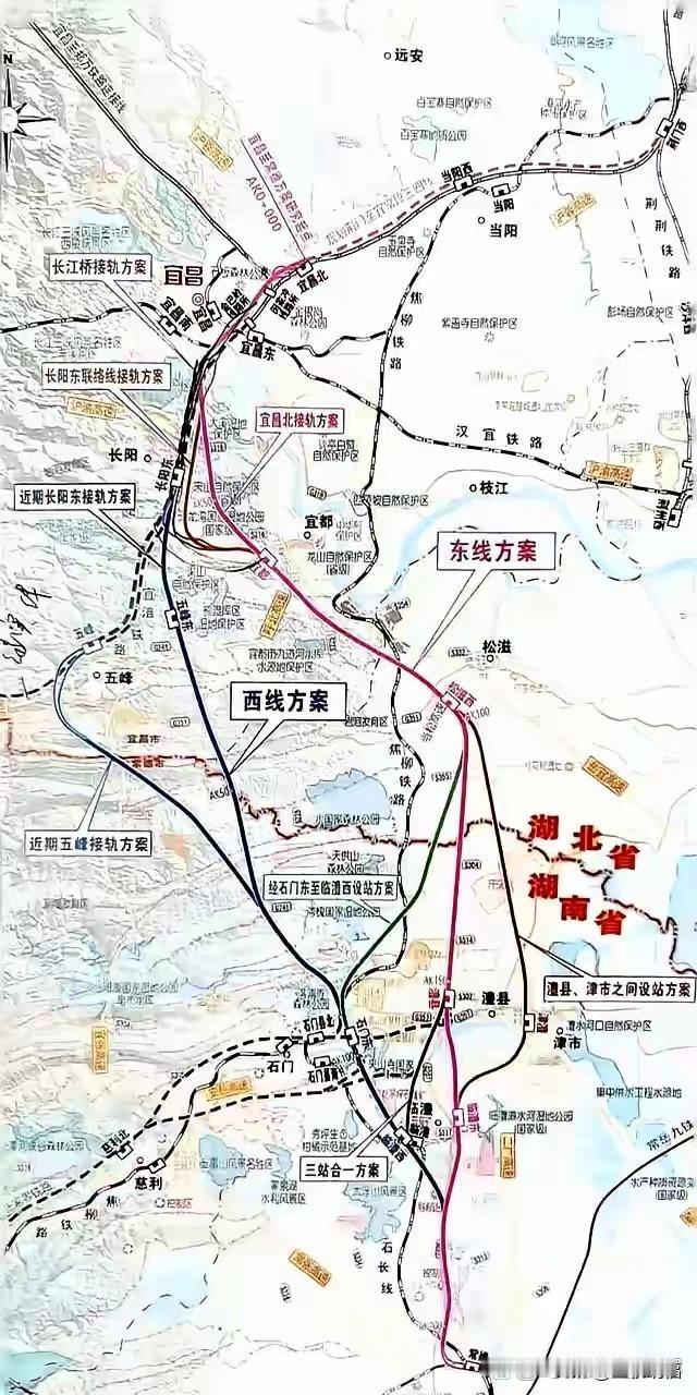 争了八年的宜常高铁要开工了，赢的不是湖北，是湖南。这段呼南要冲北的关键链，20