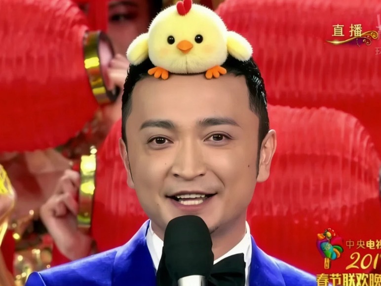 集齐啦！是因为发际线太高了吗尼格买提