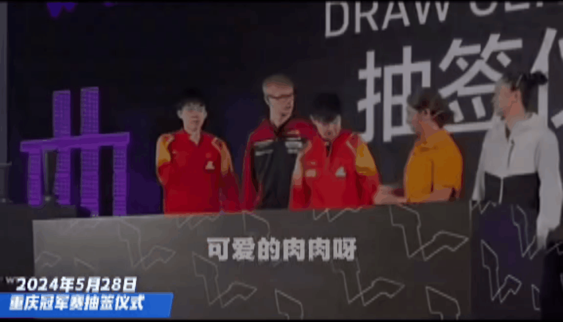 头哥，裁判给莎莎换个位置，你给裁判点什么赞呀？这意思是莎莎只能爱着你，一个男