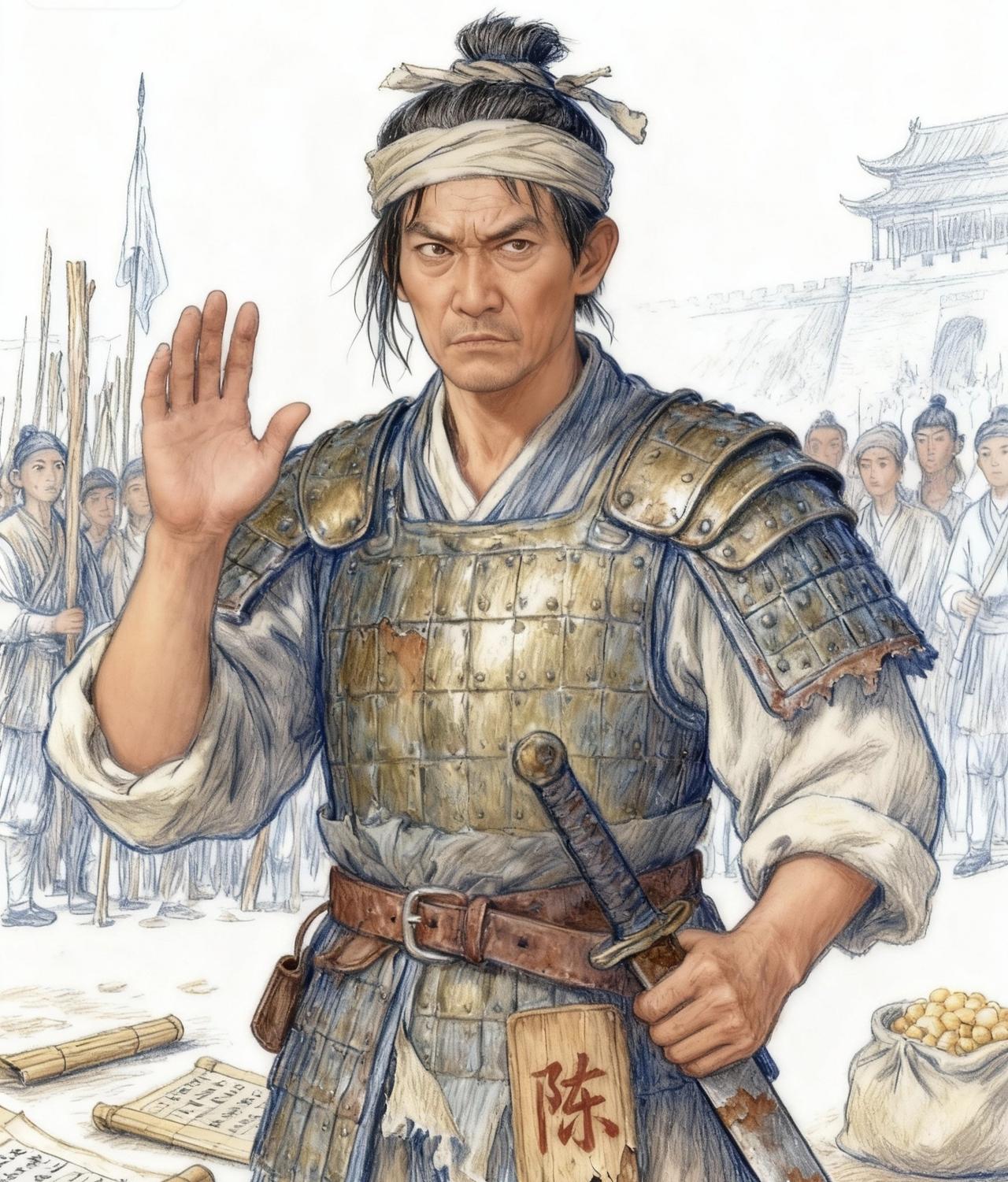 喊出“王侯将相宁有种乎”的陈胜，半年就被自己车夫砍了头！靠900戍卒掀翻秦朝半壁