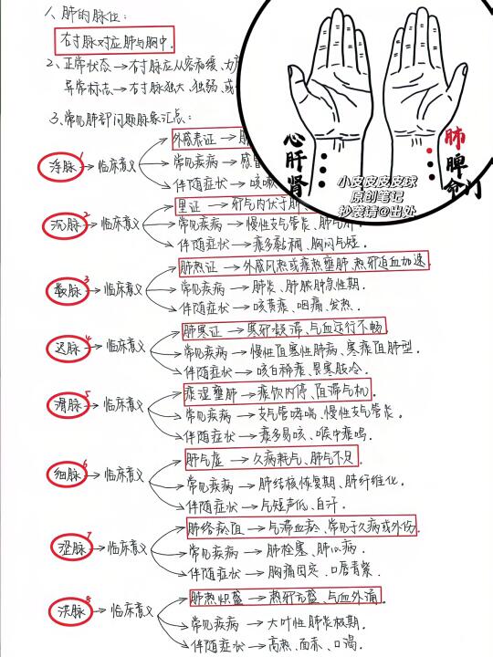 真的不是玄学！中医是如何通过把脉看出肺部问题的？ 	 ⭕️综合分析： ...