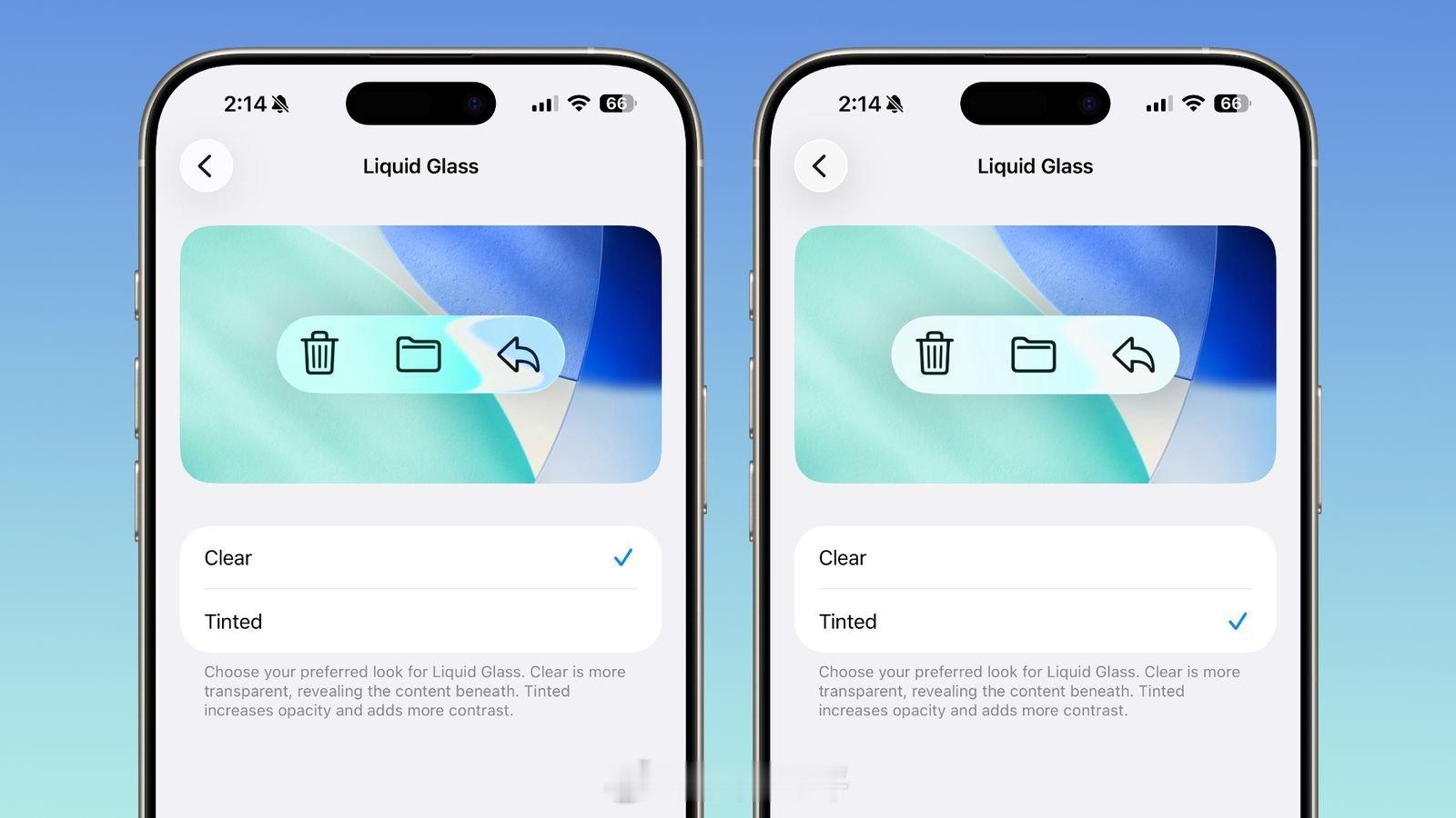 iOS26液态玻璃效果能关了苹果iOS26.1开发者预览版Beta4更新，