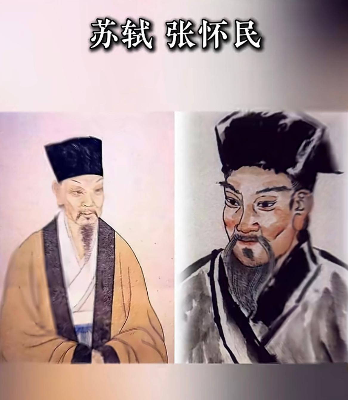 苏轼和张怀民的AI复原图。“怀民亦未寝，相与步于中庭”，苏轼也是一个妙人，把