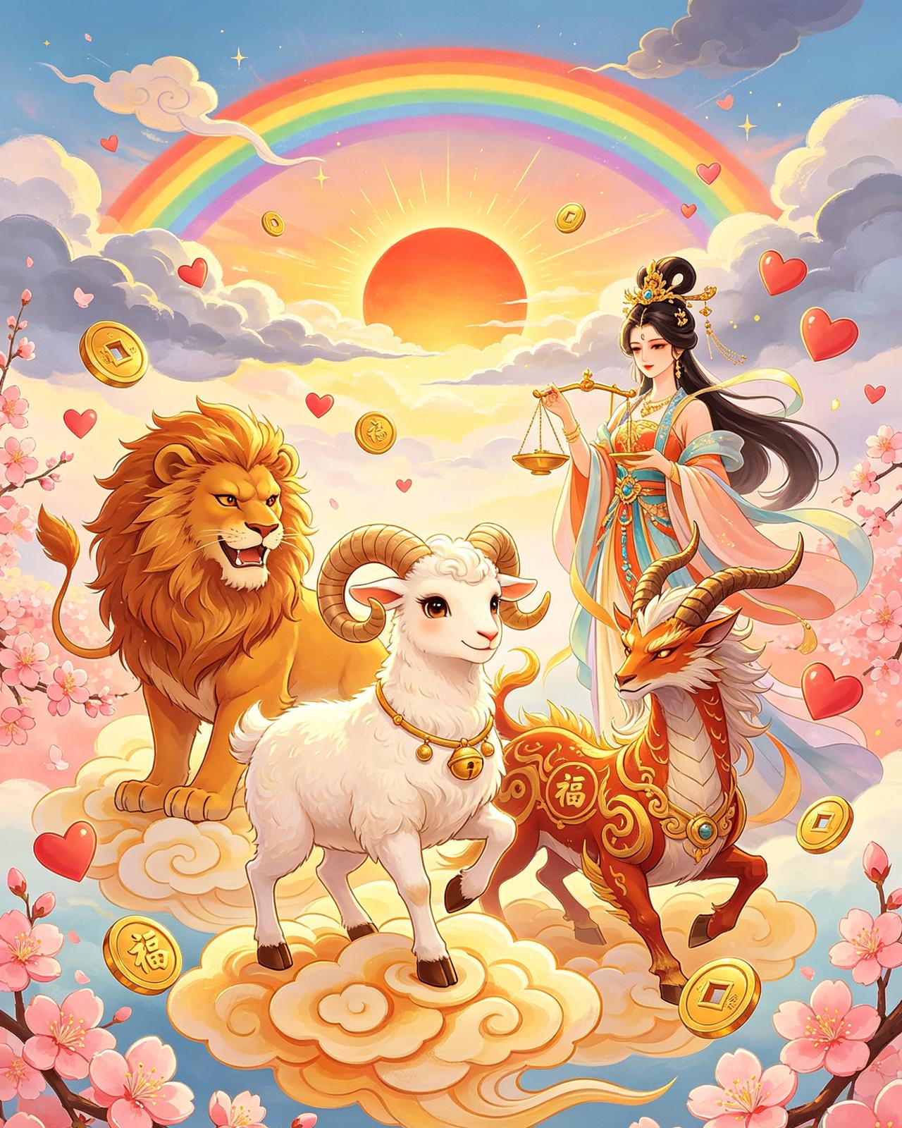 逆风翻盘迎好景！四大星座下半年财缘桃花齐绽放！[烟花]2026下半年