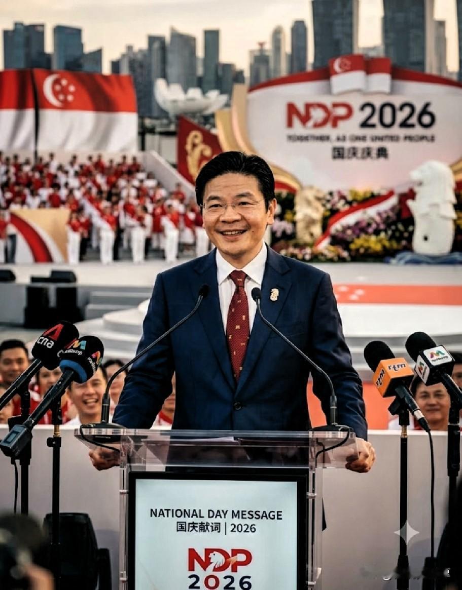 8月23日，新加坡国庆群众大会现场，黄循财的华语发言，看完真的很有感触。他当众