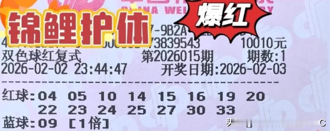 双色球26015期晒票分享：湖南彩民团队先提前一日打出一张价值1万元的复式票，随