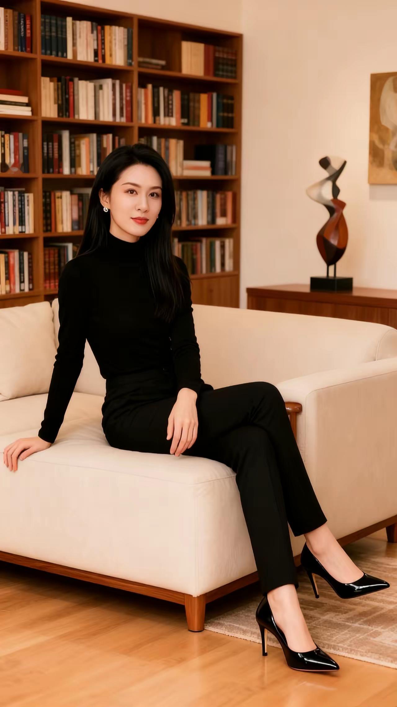 温柔留给生活，专业交给职场。一套黑色工装，足以应对所有挑战。