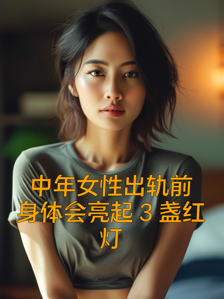 中年女性出轨前，身体会亮起3盏红灯