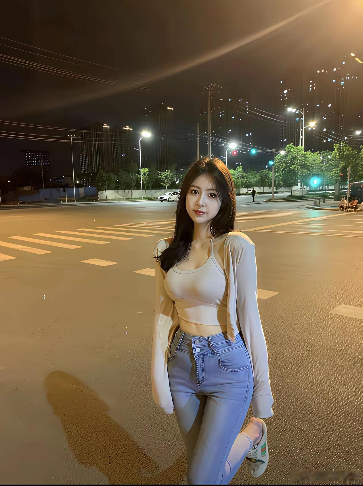 身材好，长的漂亮，穿什么都好看！