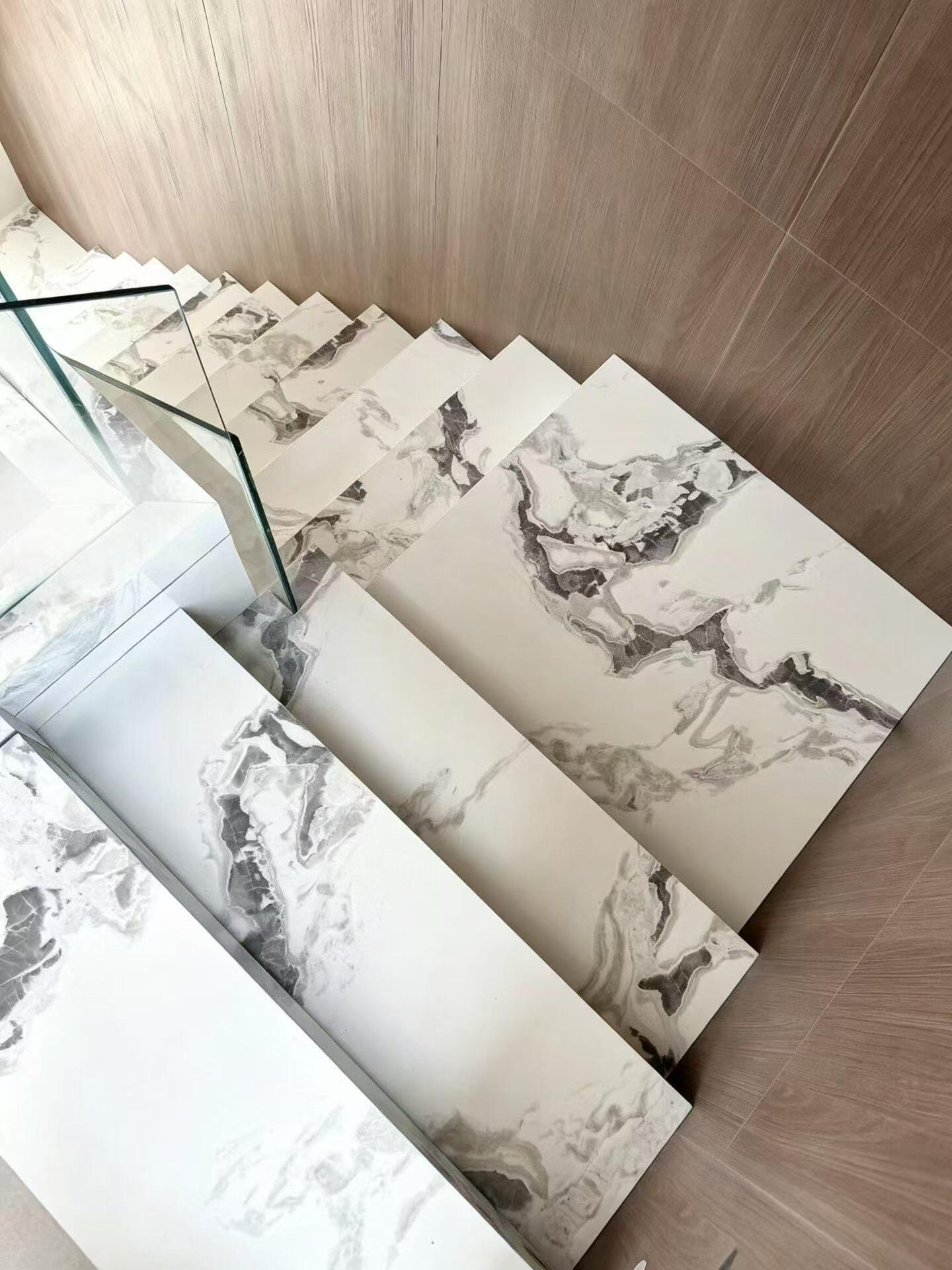 谁懂！这套悬浮岩板楼梯直接成为全屋C位复式的颜值担当！家居装修装修​​​