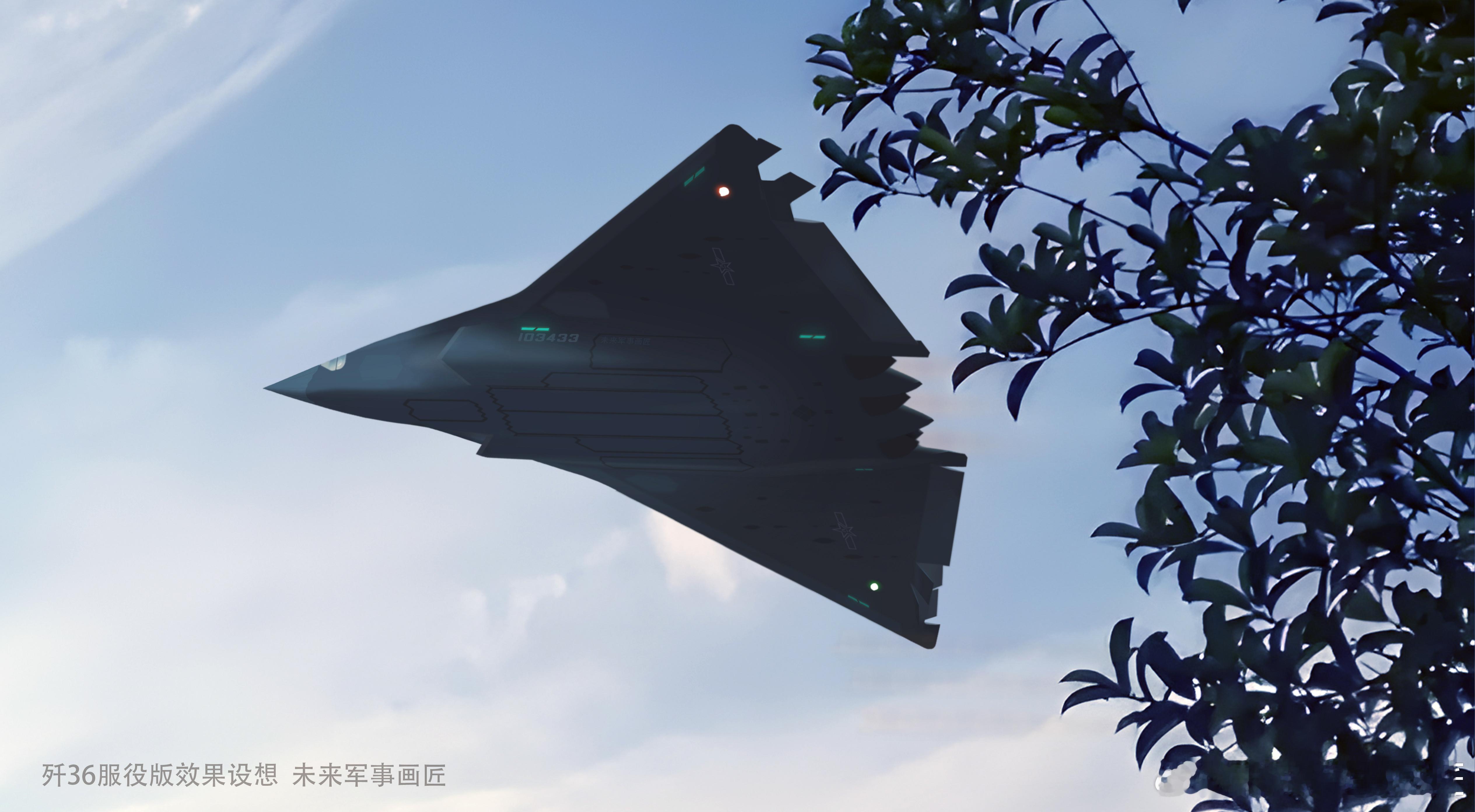 大佬做的南六二号机CG效果图[鼓掌]希望南六的设计就此固定下来，尽快试飞服役