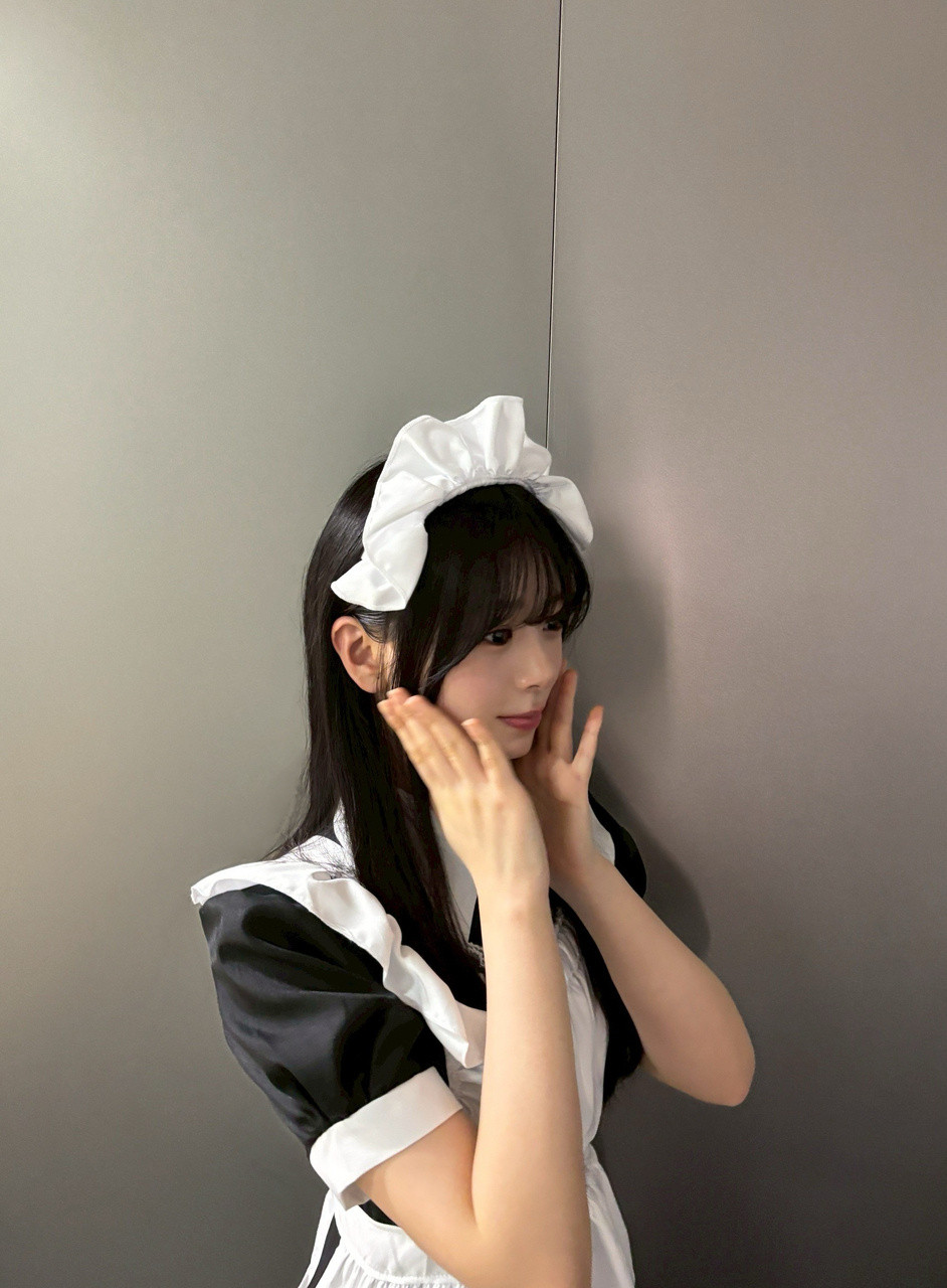 稲熊ひな「猫メイドさん🐈⬛実は陽色、わこ、ちーもメイドになっていました！みんな