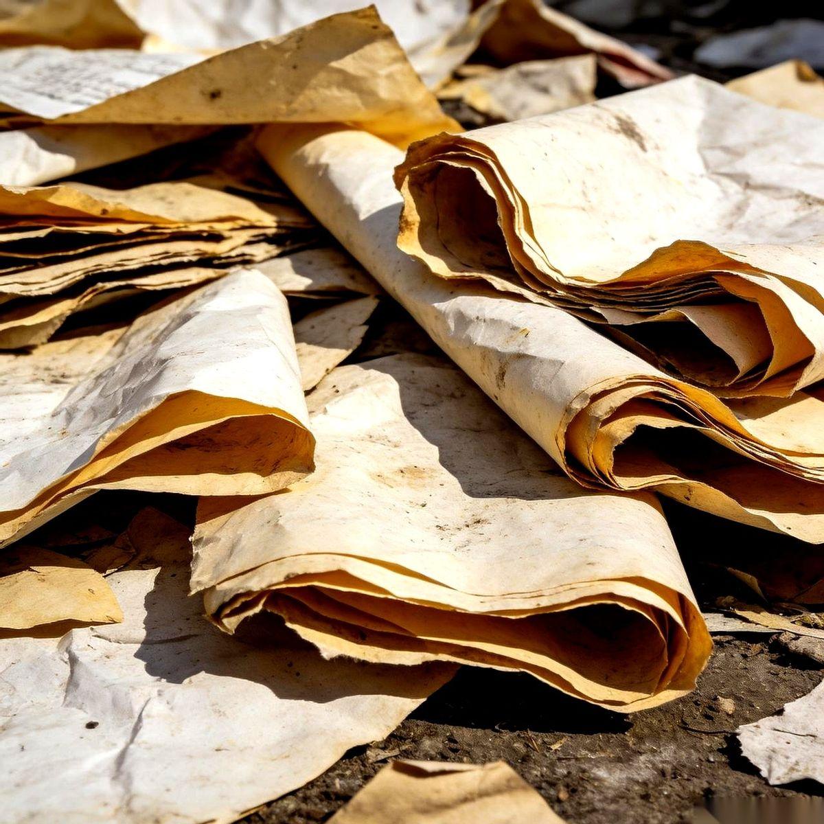 今天卖了一堆废纸，我才发现自己以前亏了多少钱。真的，不是开玩笑。收废品的大爷