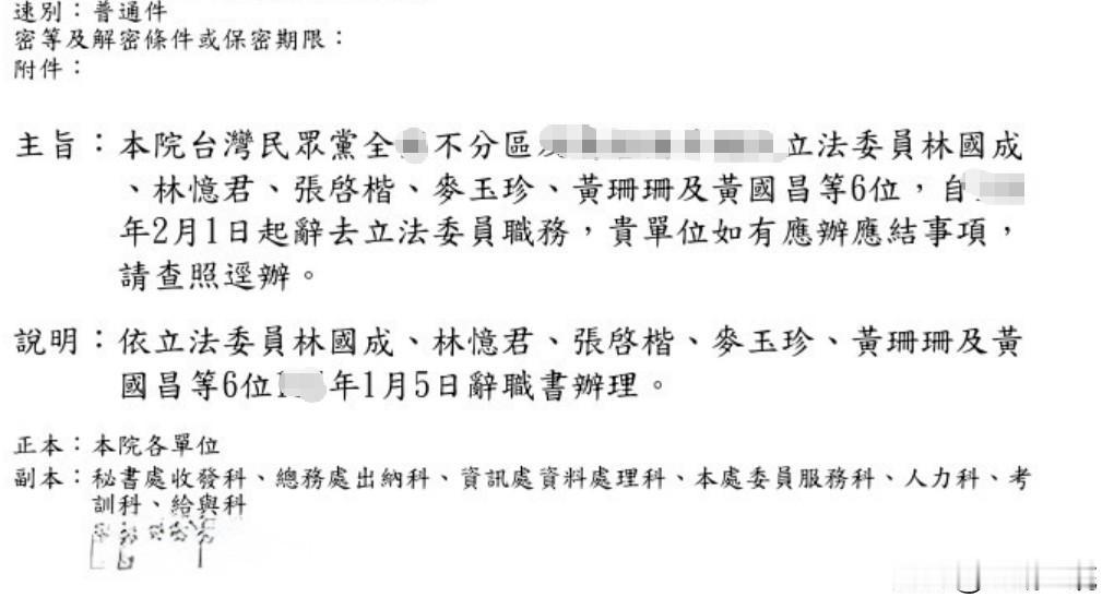陈昭姿才是民众党2号人物看到黄国昌等5名民众党立委送交至立院的辞职书，才知道