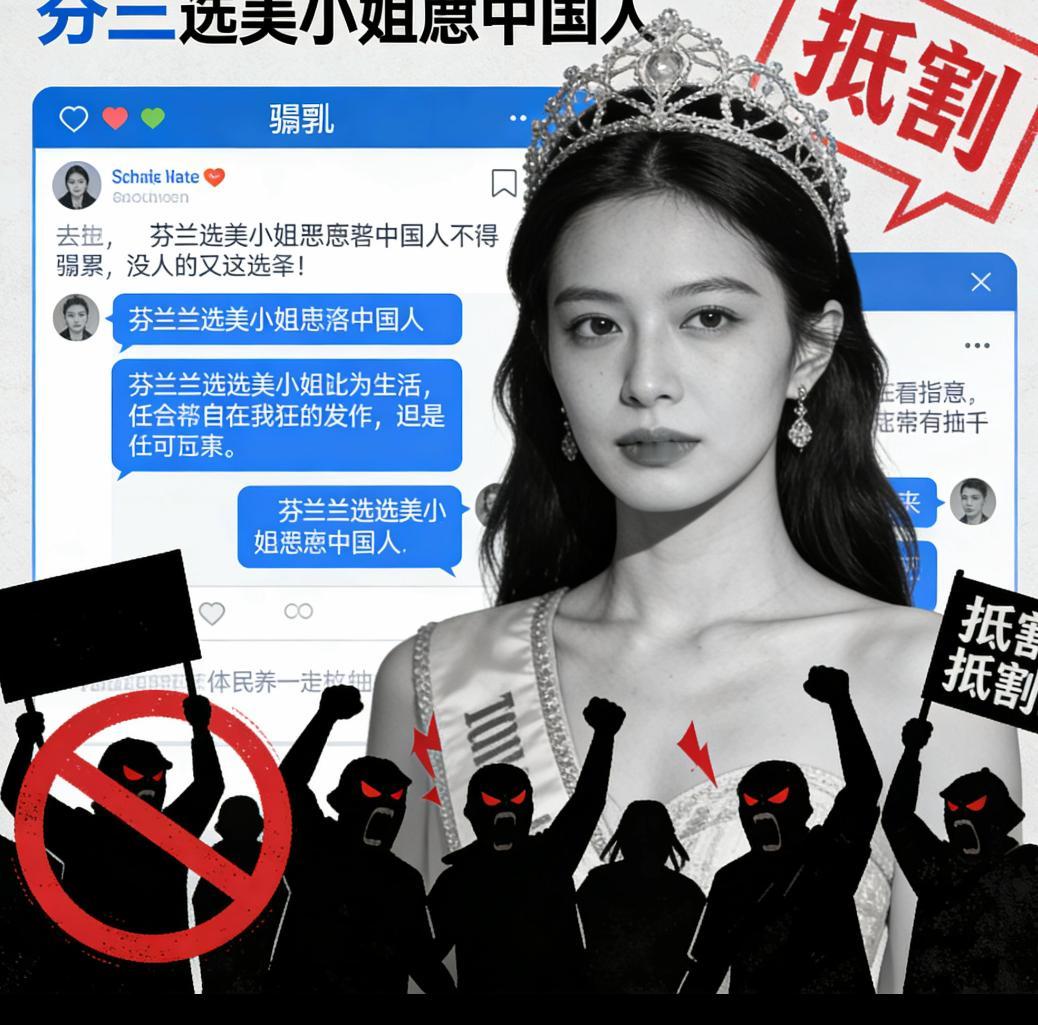芬兰选美小姐歧视国人歧视无国界，任何抹黑中国的言行都该被抵制。芬兰选