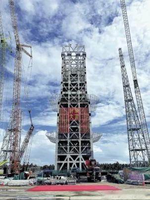 中国航天史上的今天【2023年5月11日海南商业航天发射场一号工位主体结构封顶】