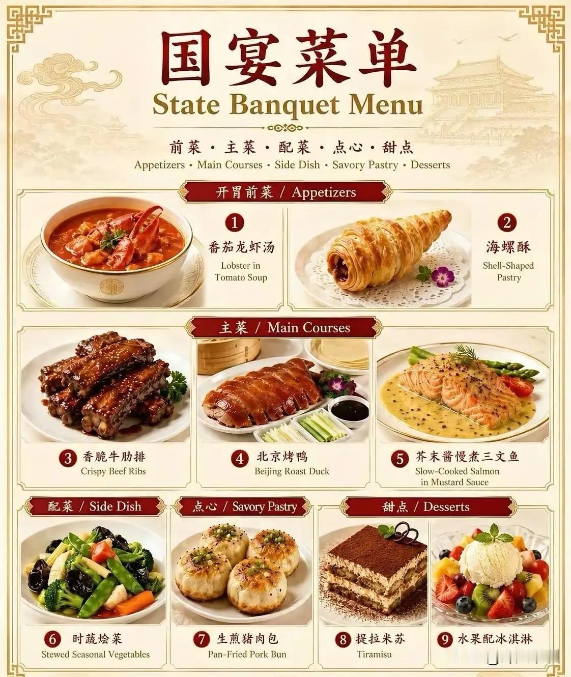 终于看懂国宴了！毛主席定下的规矩，几十年从来没变过😂很多人看完这次访华国宴