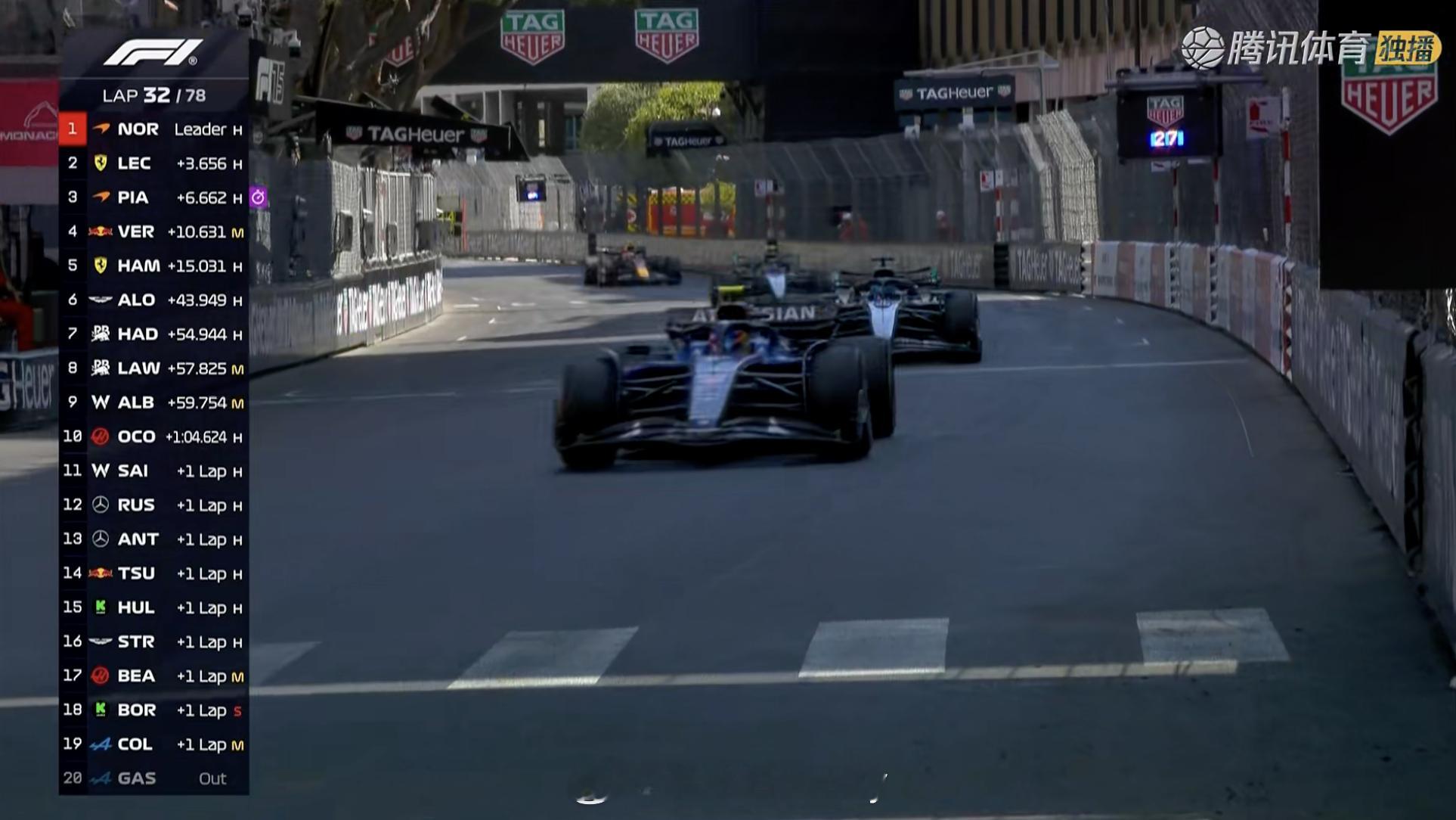 2025F1摩纳哥大奖赛看的真无聊......找好位置，然后一直拖着速度就好了