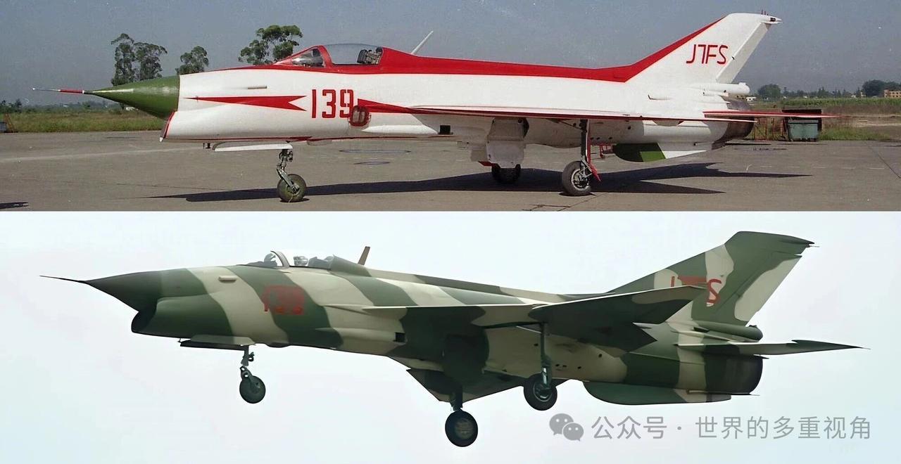 世纪之交的两款歼7魔改。歼7FS和歼7FM，号称小歼十。不过后来在上有歼10