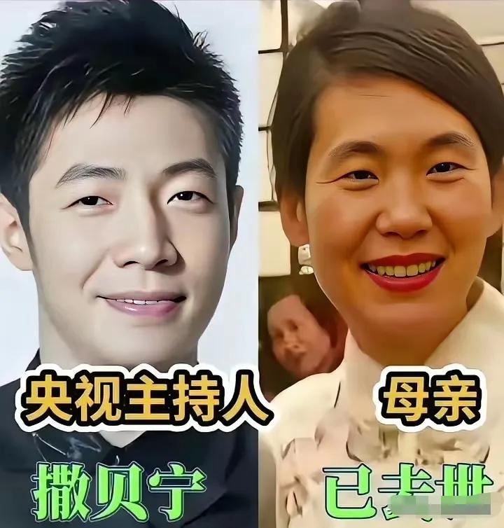 张蕾的母亲。撒贝宁的母亲。朱迅的母亲。倪萍的母亲。尼格买提的母亲。董卿