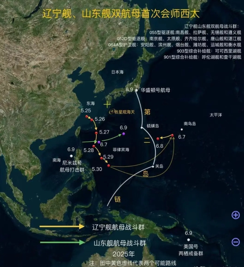 太帅了，中国双航母，两支舰队，包抄硫磺岛！对，你没看错，是硫磺岛，那个二战被美