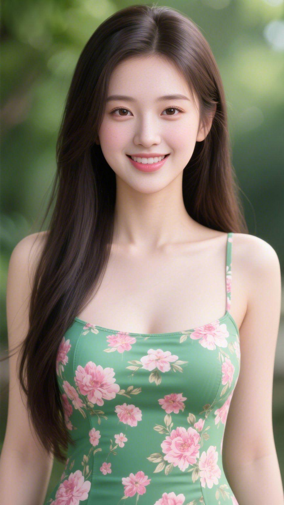 《夏野柔风》槐叶筛碎的日光落在她发梢时，风刚好裹着栀子香漫过巷口。墨色长发