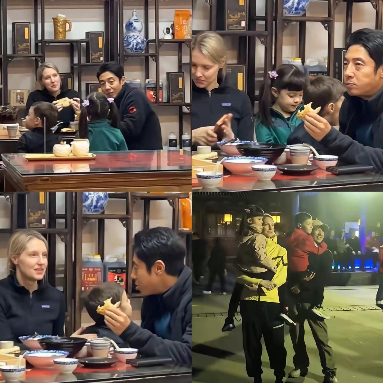 撒贝宁带老婆孩子现身大同，俩娃活泼大方太圈粉！假期就带娃走遍山水，这才是顶级的