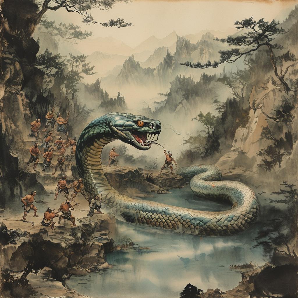 中国历史之四十九……九头蛇。话说大禹治水那会儿，不仅要跟洪水“死磕”，还得应