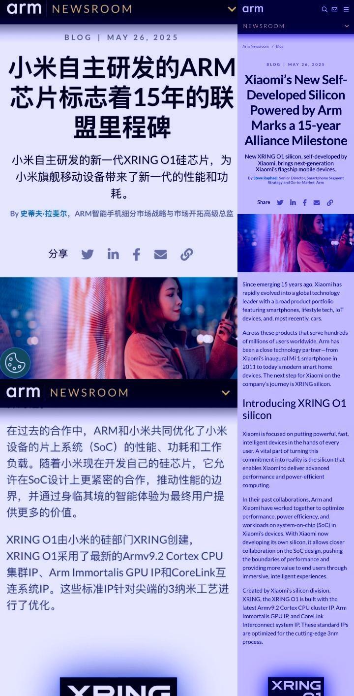 雷军连夜发文！这哪里是辟谣，完全是往心窝子里面戳啊！本来平平无奇，但是当ARM官