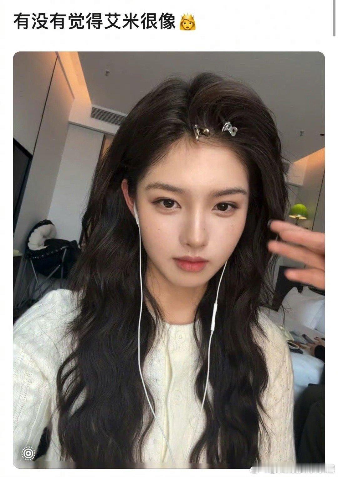 艾米和张婧仪被网友说撞脸了，你get到谁