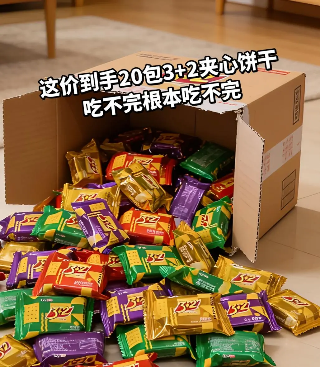 20夹心饼干，你看看才啥价，这你不抢。