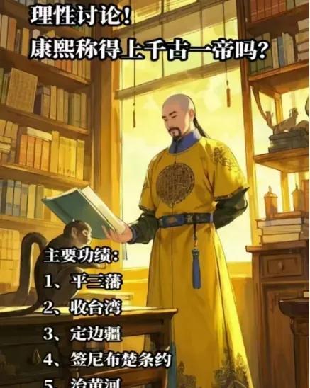 判断一个人是不是懂历史，就问他：康熙算不算千古一帝？如果回答说不是，那基本就是史
