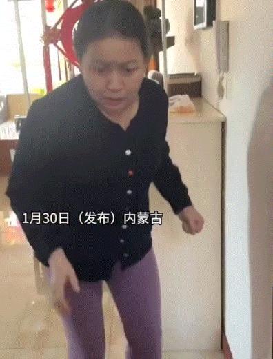 反应太真实了！一女子带着女儿跨越3200公里，偷偷回到内蒙公婆家过年送惊喜，不料