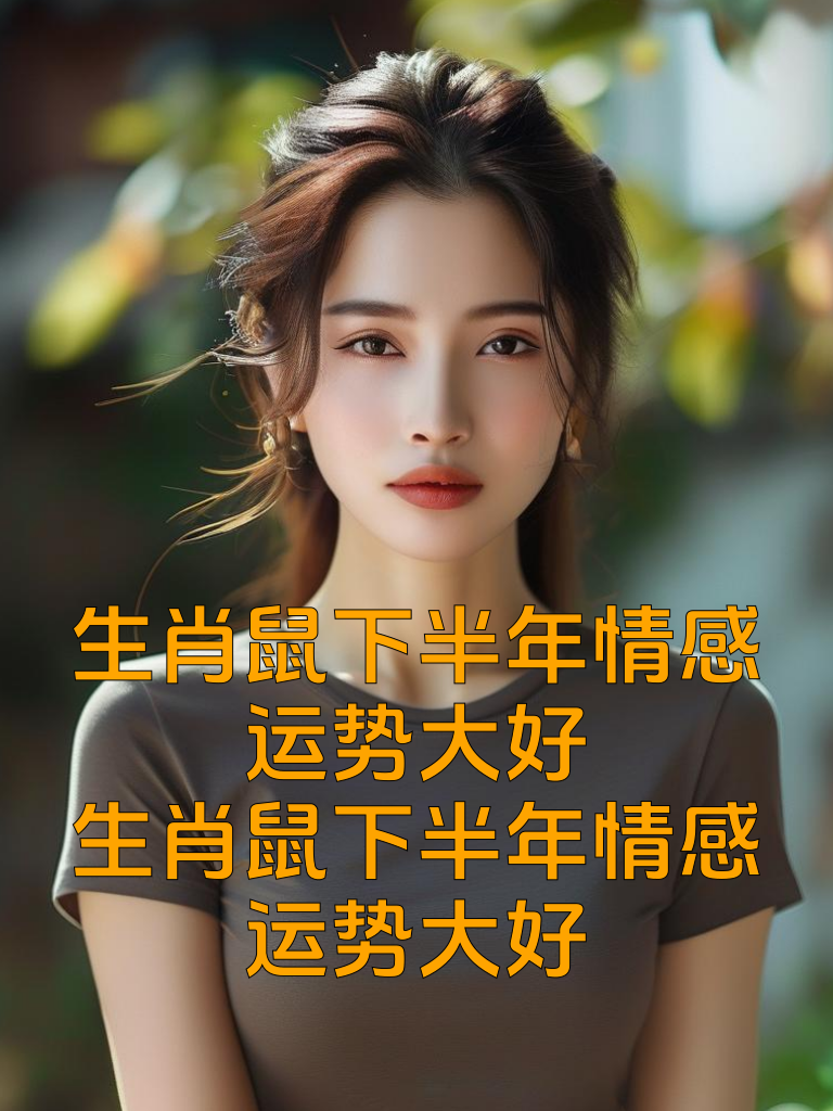 生肖鼠下半年情感运势大好！