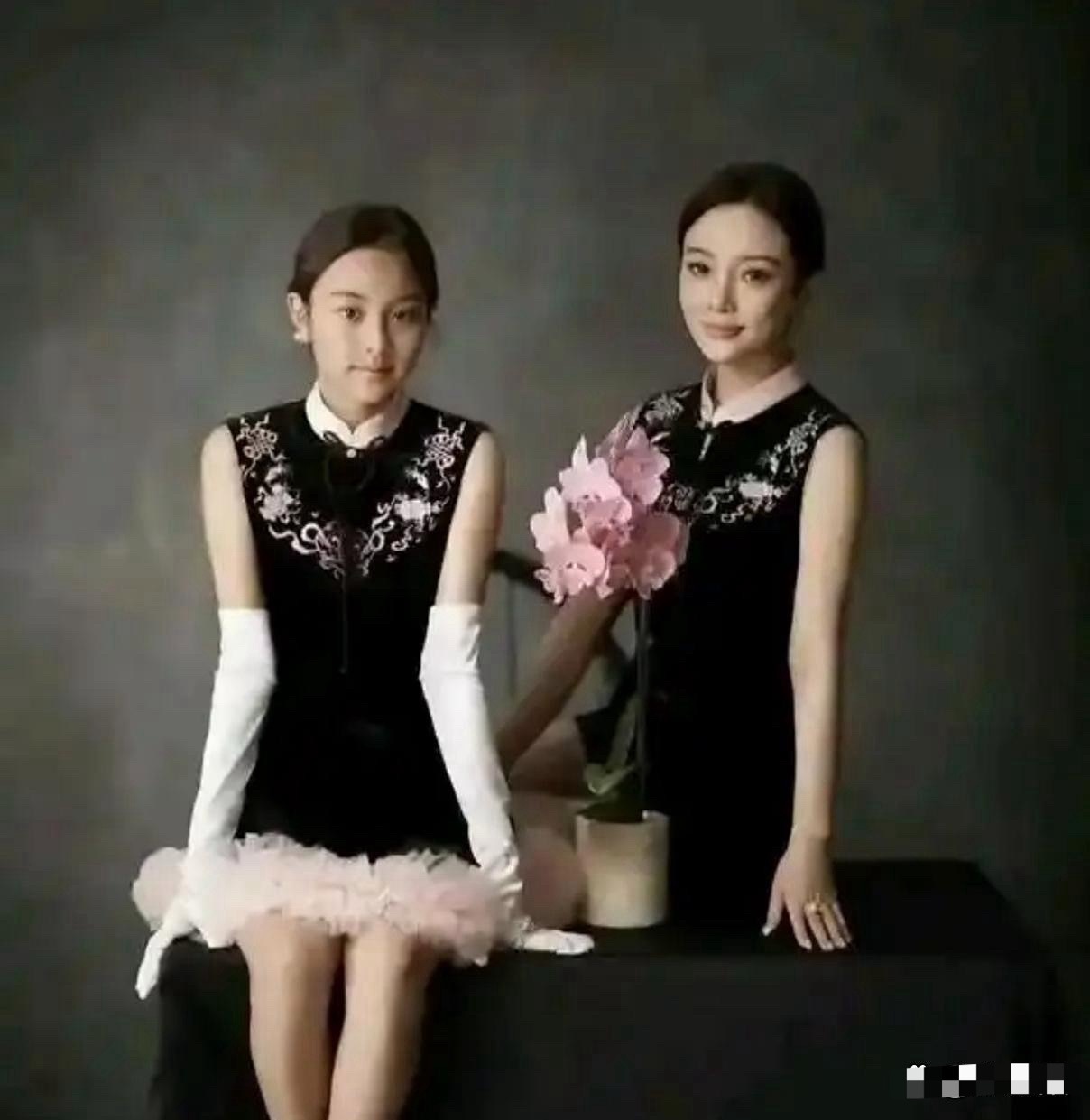 李小璐的女儿，这简直就是长发贾乃亮​​​