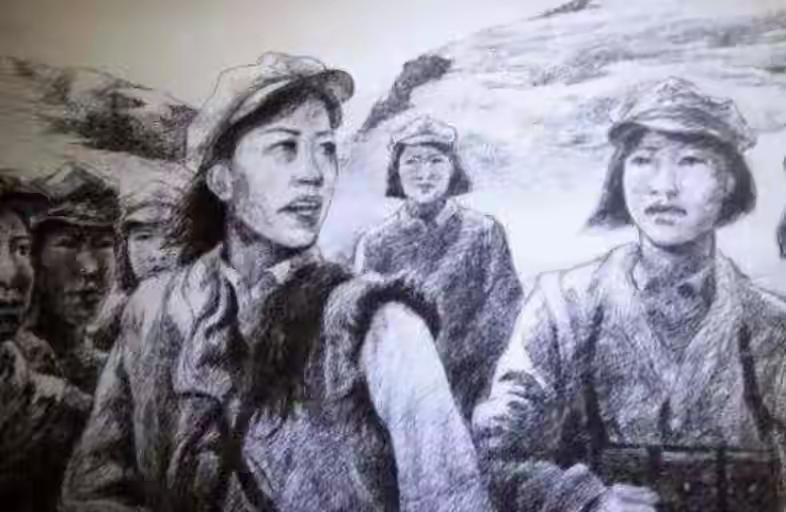 1937年，女红军吴富莲被抓后，躺了三天牢房。那天半夜，她突然嚼断钢针，自尽了。
