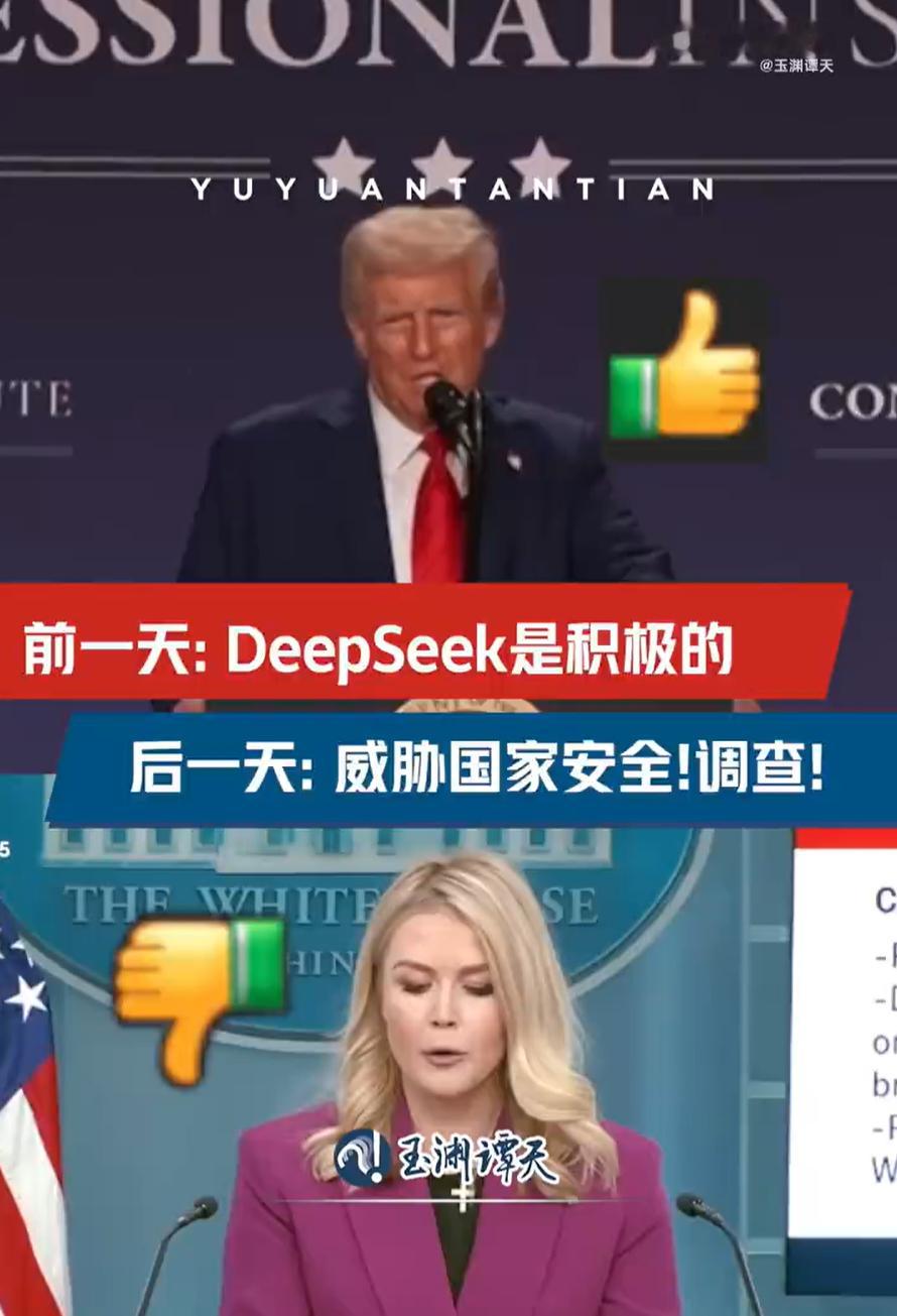 美国正对DeepSeek开展国家安全调查老美搞DeepSeek是意料之中的，