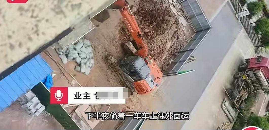 安徽六安，有个大聪明业主，最近惹祸了。他在一栋楼的地下，挖出300平米的房间。