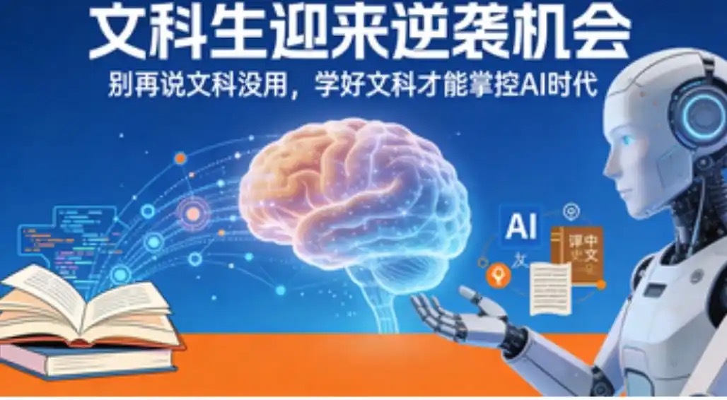 AI时代文科生更吃香了吗?这是个好问题，AI虽然能写代码、做报表，却无法真正理