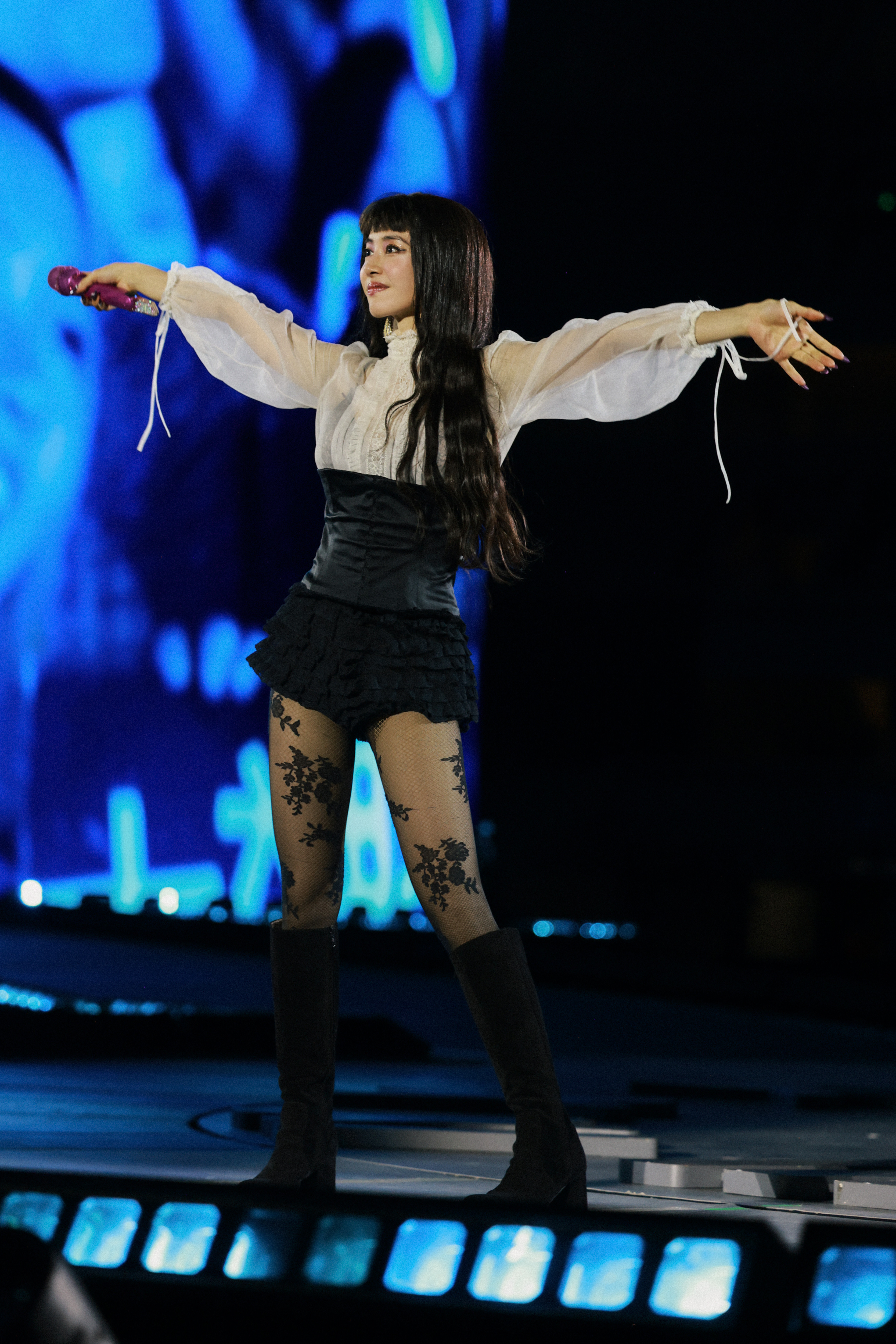 #蔡依林你觉得我的人生很悲惨吗##蔡依林#蔡依林演唱会上的黑蕾丝大长腿黑色高跟靴[爱心][爱心][爱