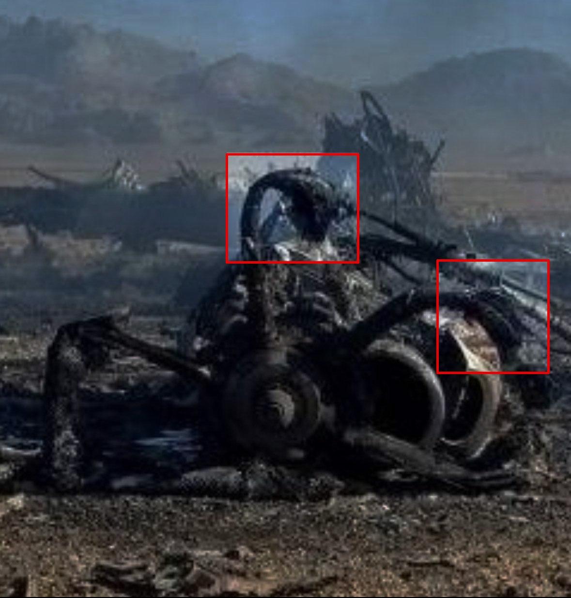 有证据显示被炸毁的MC-130有可能之前就受了重伤，从照片看某一台被拍摄到的发动