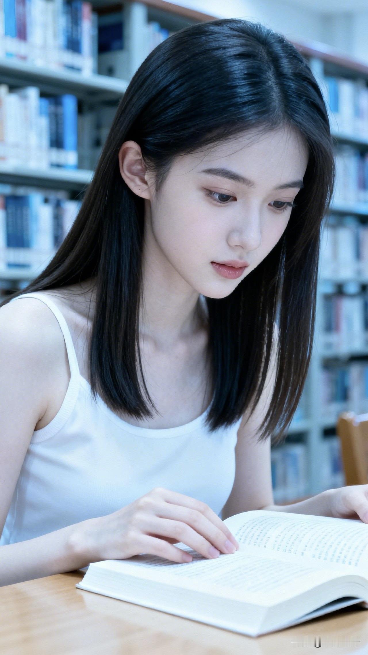 ：你还记得当年图书馆里的那个女生吗？还记得那个属于她的角落吗？那一时刻的美好与时