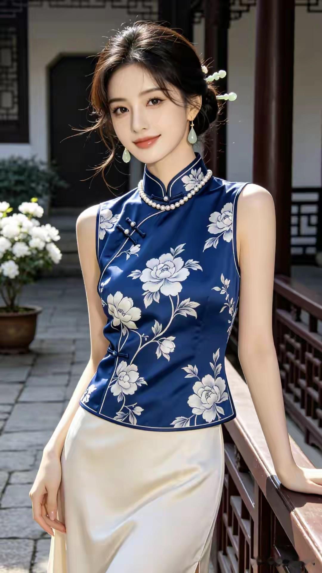 中国旗袍，文化传承。推陈出新，多元幻彩。改良旗袍，端庄典雅。雍容华贵，仪态