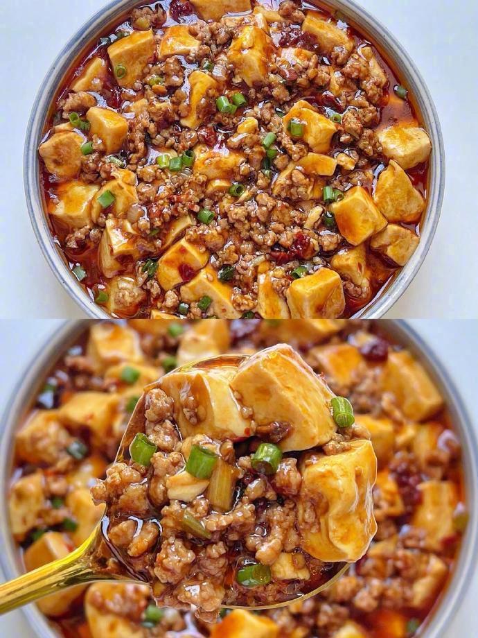 肉末豆腐这一大盘不要太下饭