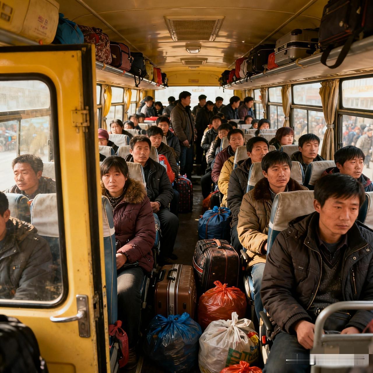 今年的春运可谓是让人惊掉下巴。今年返乡的人员，首选竟然是大巴车！这个结果令人